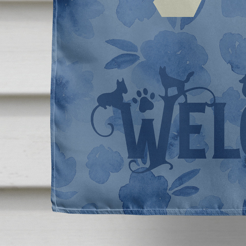 Shih Tzu Welcome Flag Canvas House Size CK6267CHF  the-store.com.
