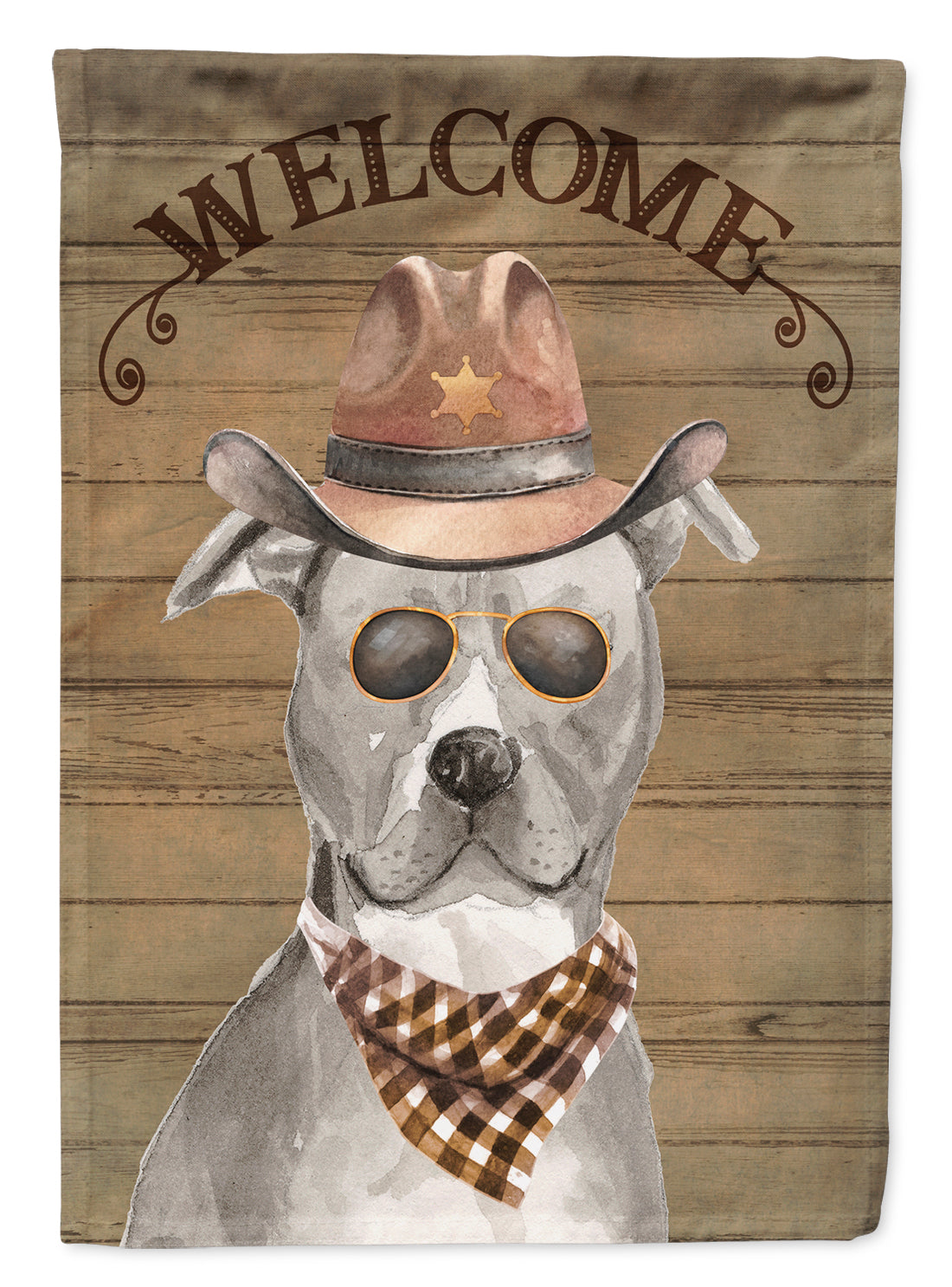 Staffordshire Bull Terrier Country Dog Flag Canvas House Size CK6276CHF  the-store.com.