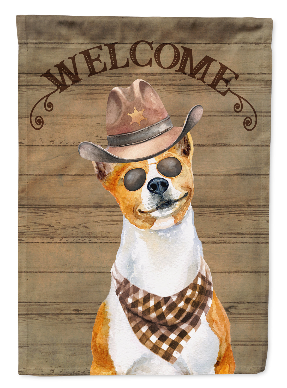 Basenji Country Dog Flag Canvas House Size CK6279CHF  the-store.com.