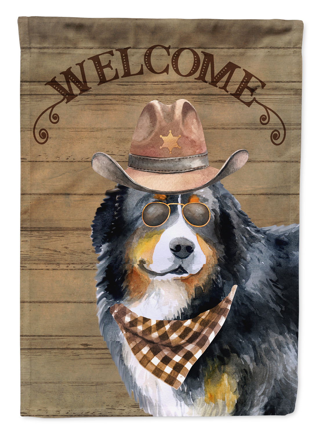Bernese Mountain Dog #2 Country Dog Flag Canvas House Size CK6285CHF