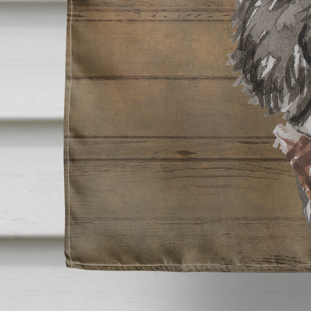 Bouvier des Flandres Country Dog Flag Canvas House Size CK6292CHF  the-store.com.