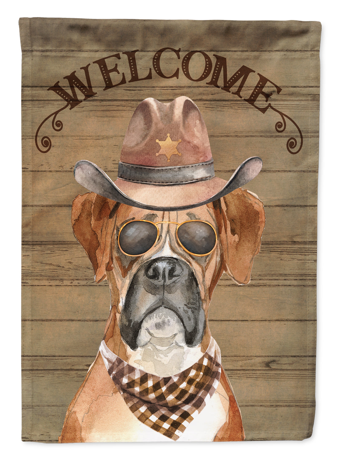 Boxer Country Dog Flag Canvas House Size CK6293CHF