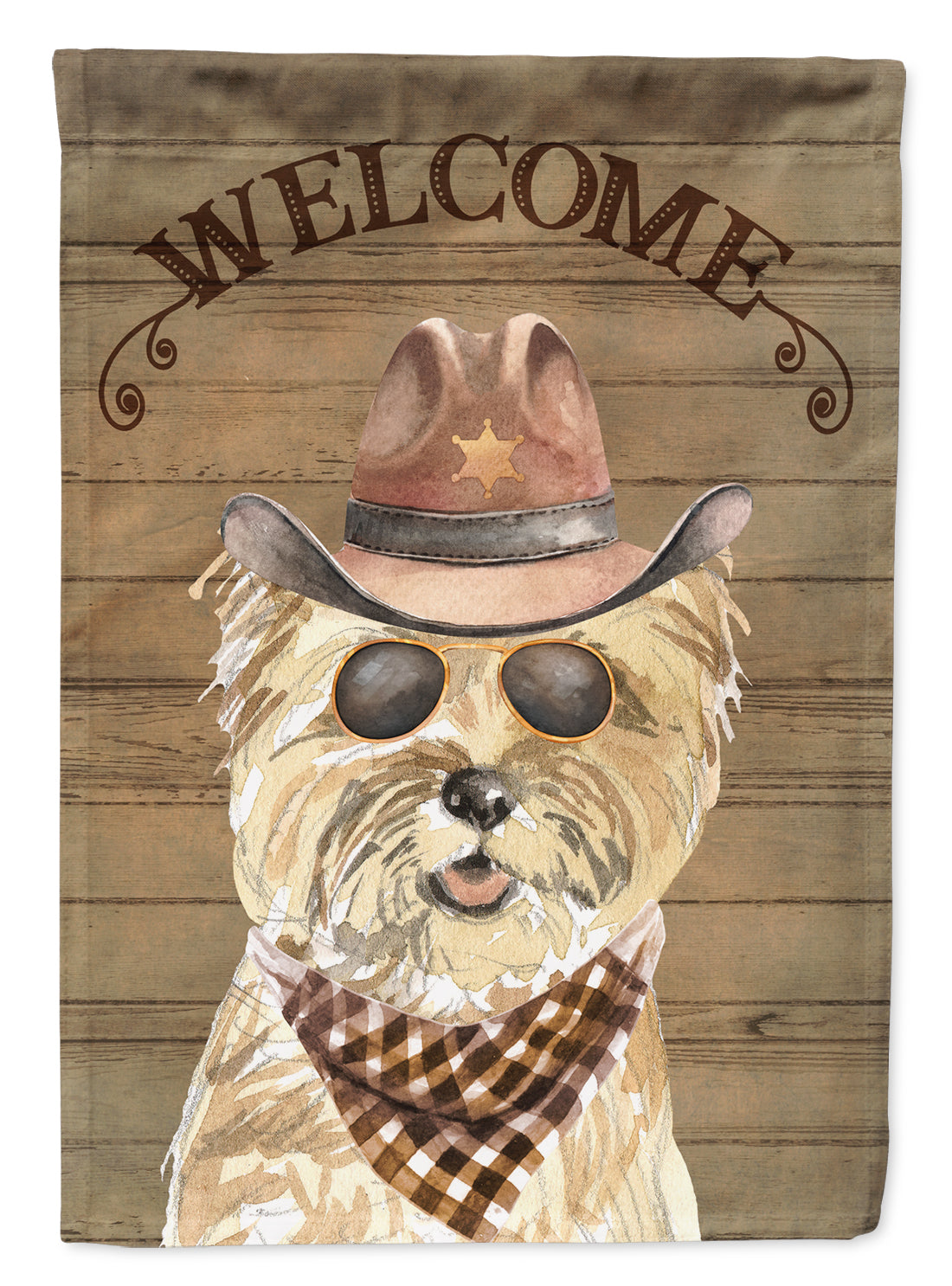 Cairn Terrier Country Dog Flag Canvas House Size CK6299CHF