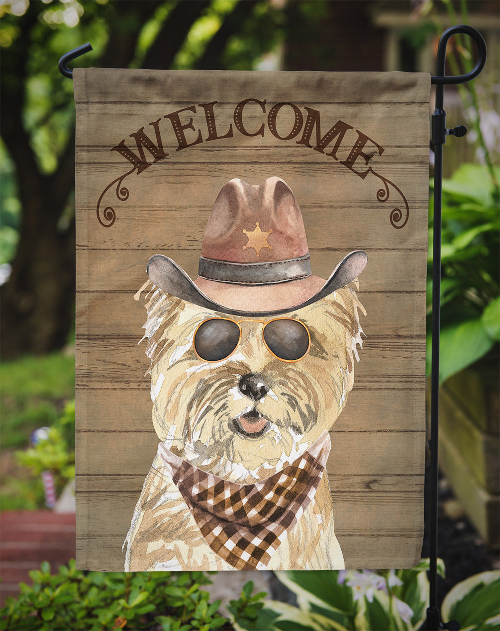 Cairn Terrier Country Dog Flag Garden Size CK6299GF  the-store.com.