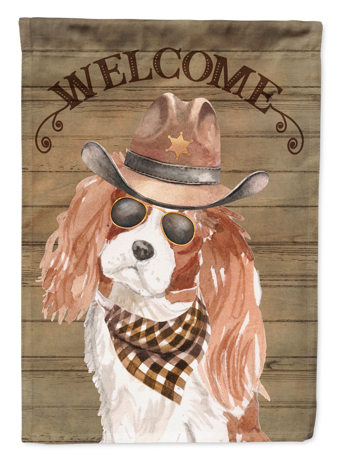 Cavalier King Charles Spaniel Country Dog Flag Canvas House Size CK6302CHF