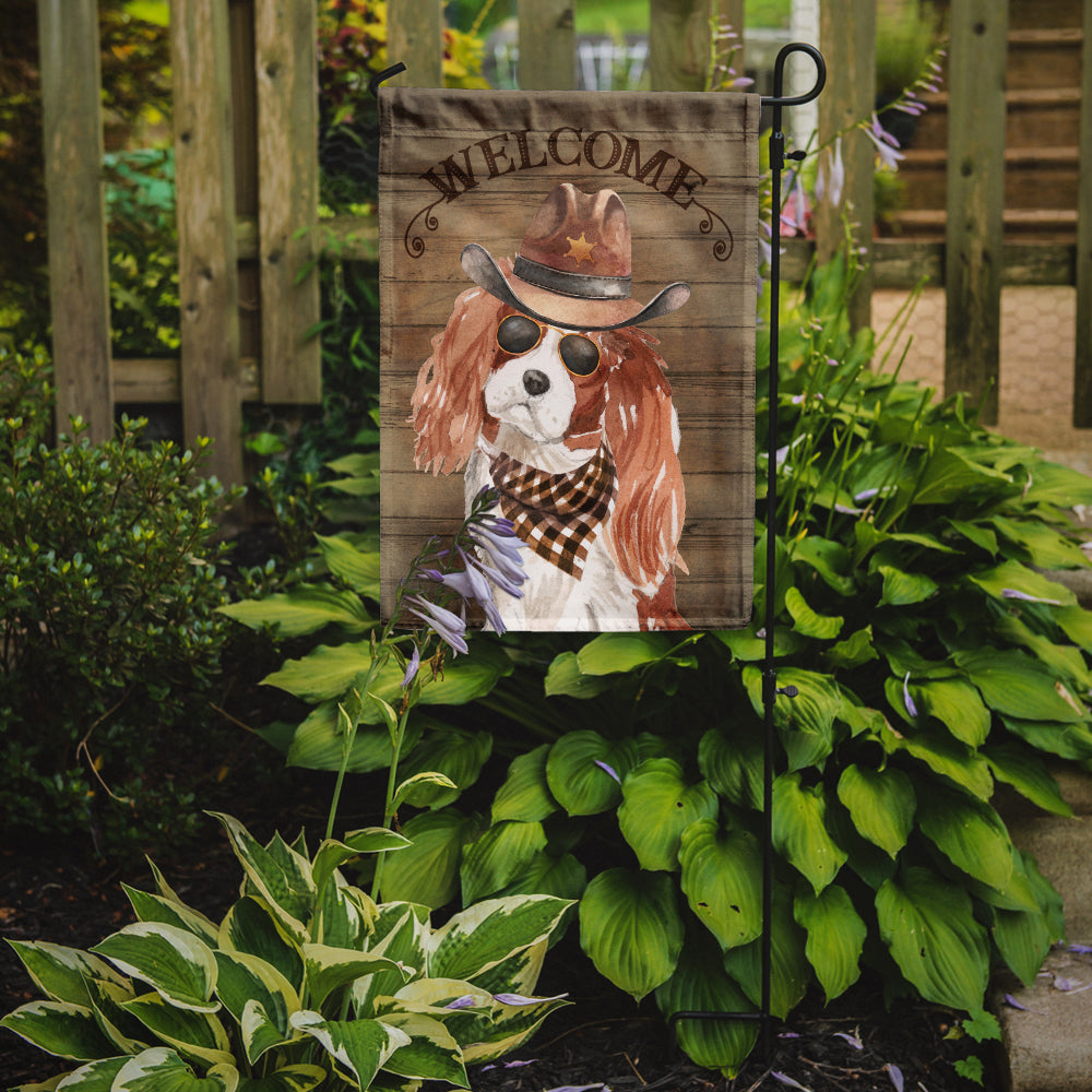 Cavalier King Charles Spaniel Country Dog Flag Garden Size CK6302GF  the-store.com.