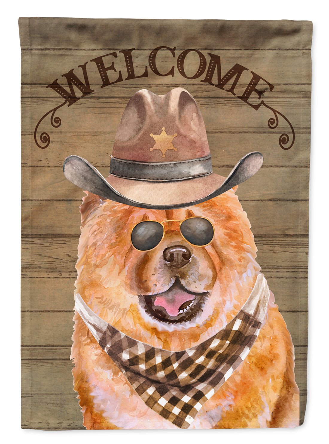 Chow Chow Country Dog Flag Canvas House Size CK6307CHF