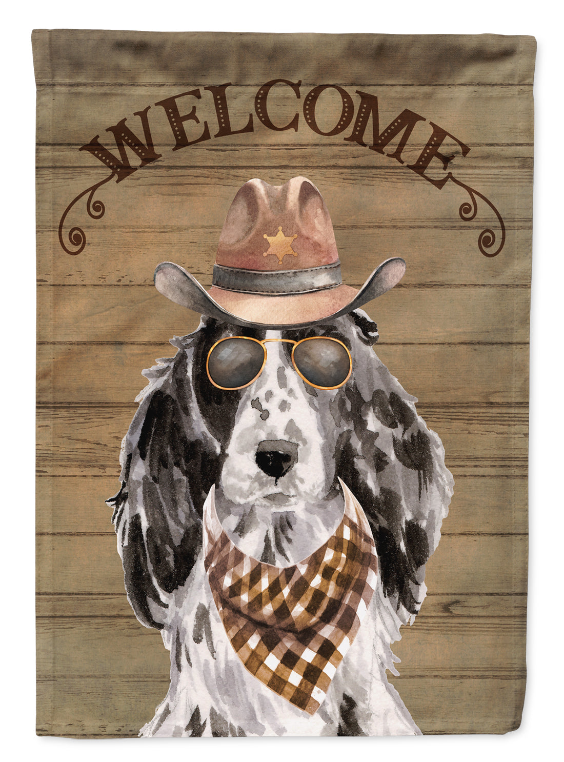 Cocker Spaniel #2 Country Dog Flag Canvas House Size CK6309CHF  the-store.com.