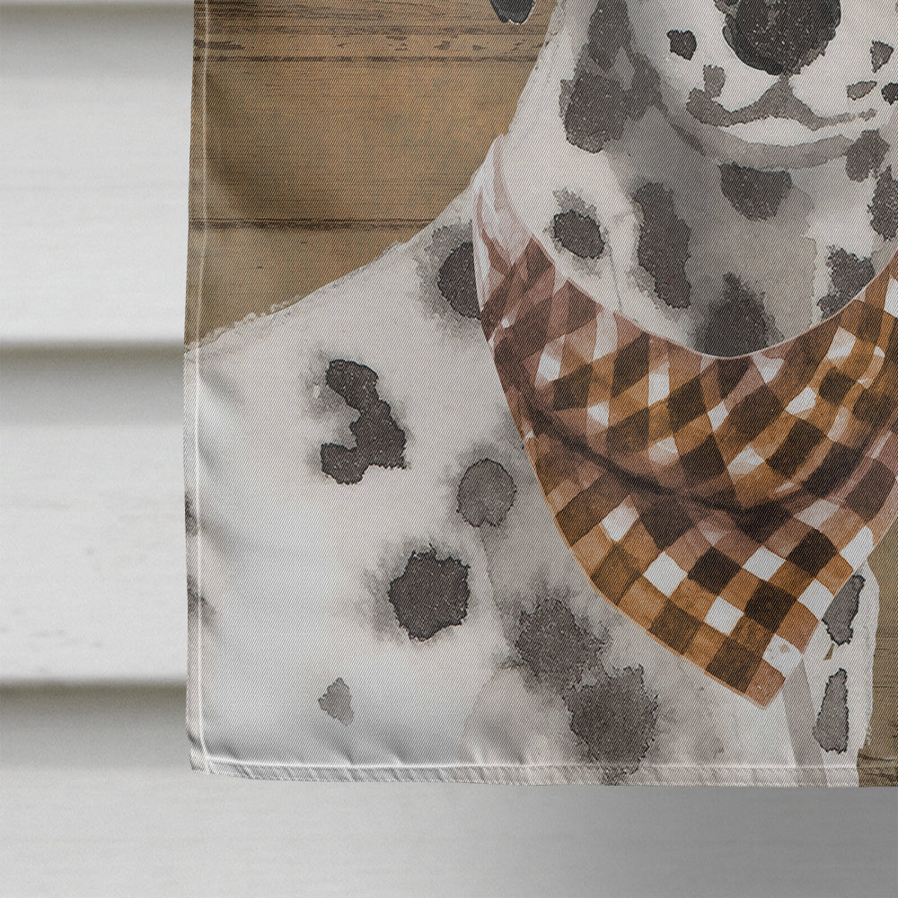 Dalmatian Country Dog Flag Canvas House Size CK6313CHF