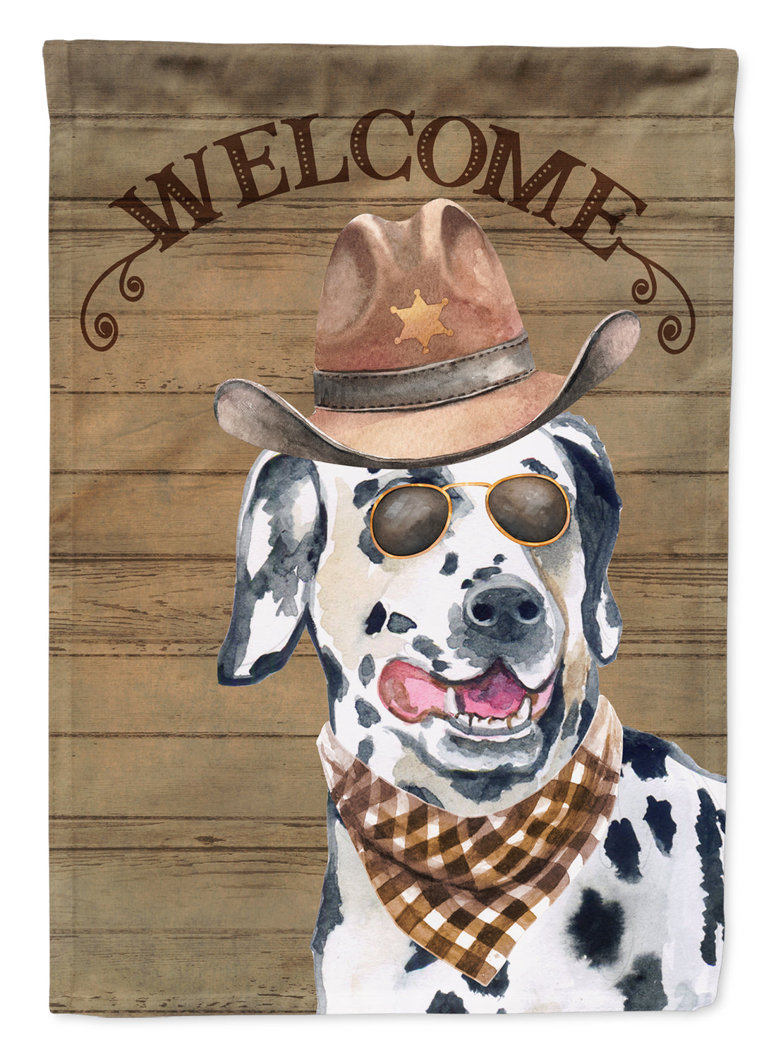 Dalmatian #3 Country Dog Flag Canvas House Size CK6315CHF