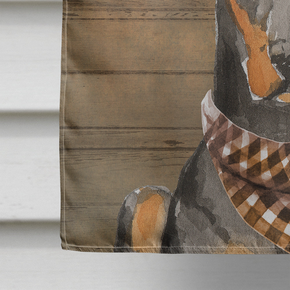 Doberman Pinscher Country Dog Flag Canvas House Size CK6316CHF  the-store.com.
