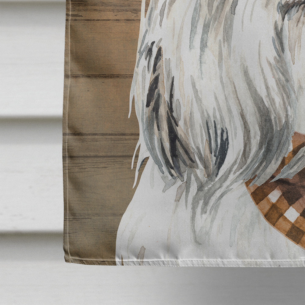 Shih Tzu Country Dog Flag Canvas House Size CK6326CHF  the-store.com.
