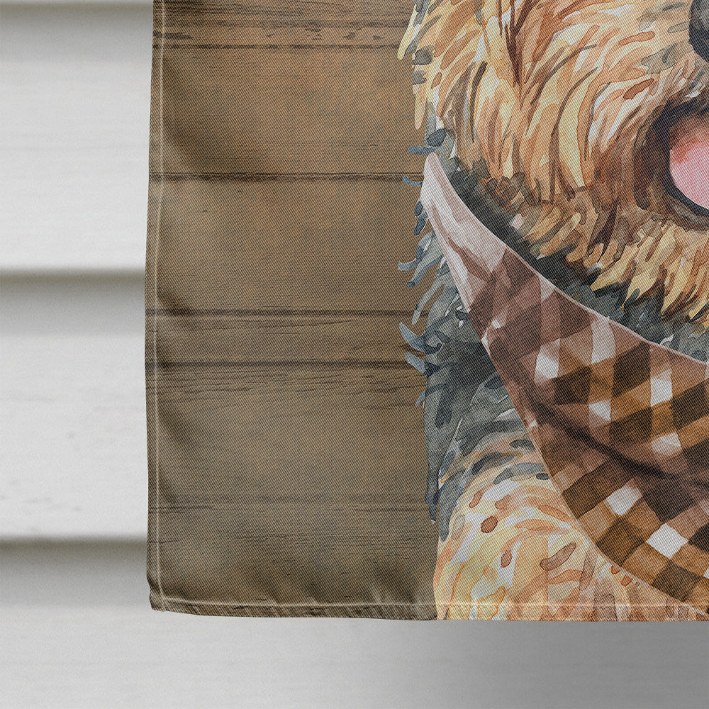 Yorkshire Terrier Country Dog Flag Canvas House Size CK6327CHF  the-store.com.