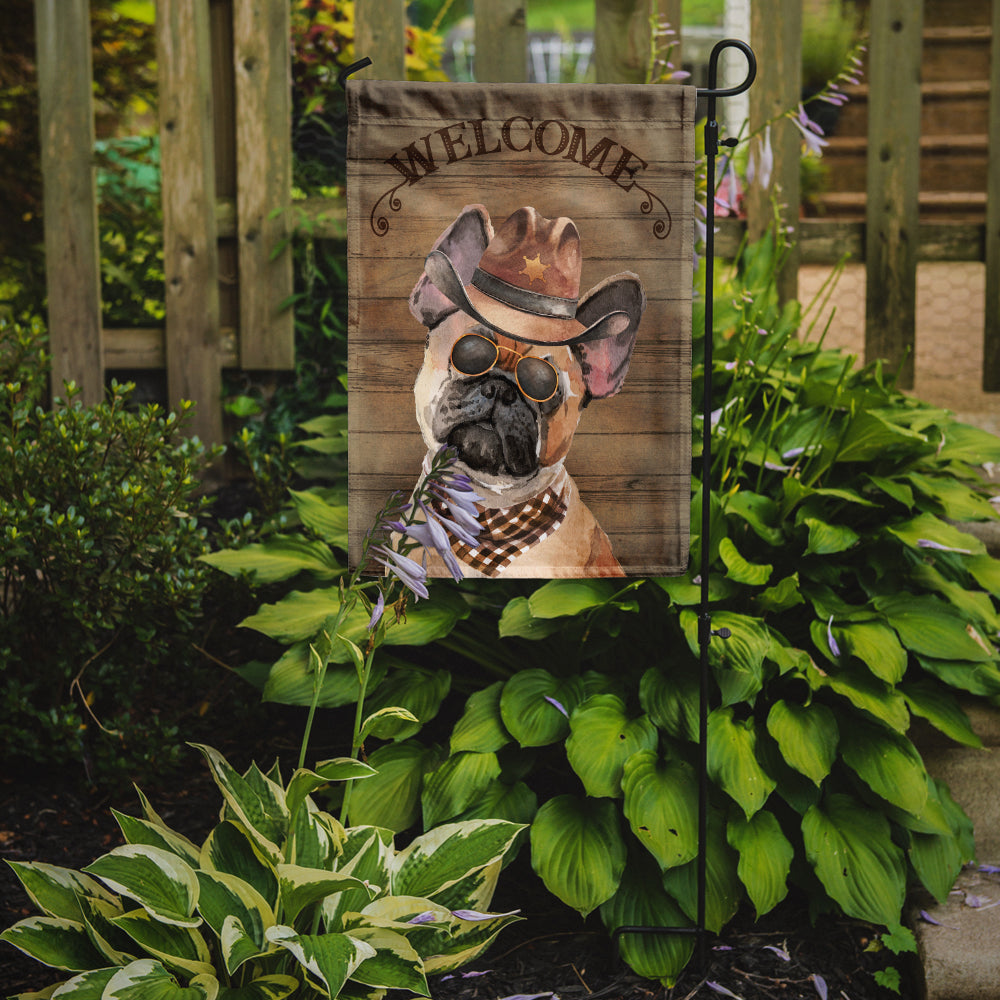 Fawn French Bulldog Country Dog Flag Garden Size CK6330GF  the-store.com.