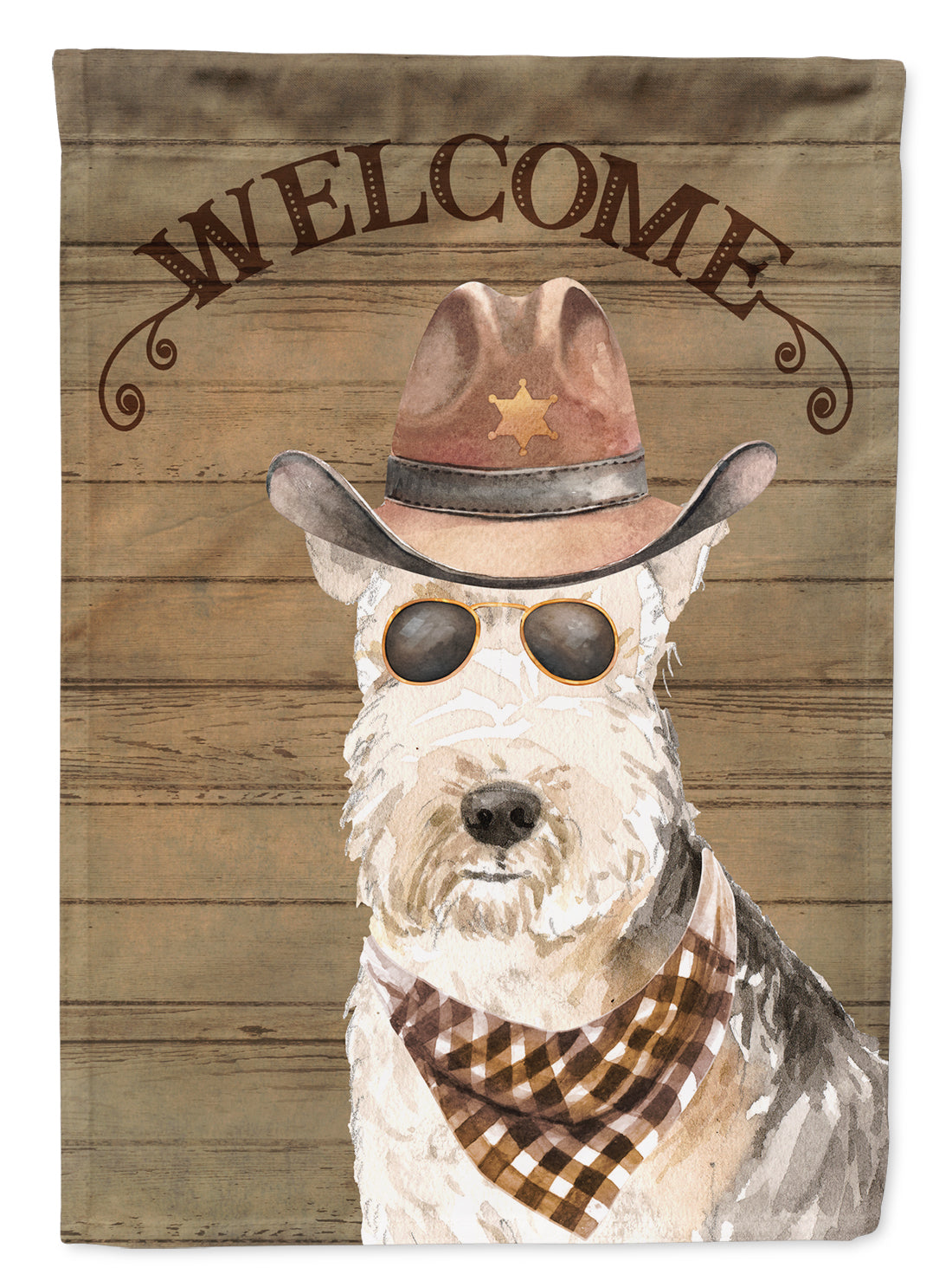 Lakeland Terrier Country Dog Flag Canvas House Size CK6339CHF
