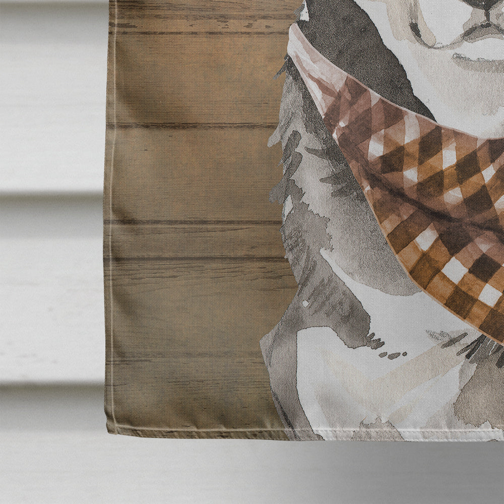 Alaskan Malamute #2 Country Dog Flag Canvas House Size CK6341CHF  the-store.com.