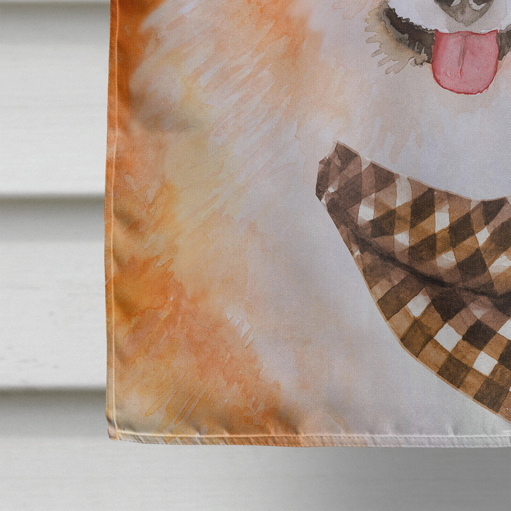Pomeranian Spitz Country Dog Flag Canvas House Size CK6348CHF
