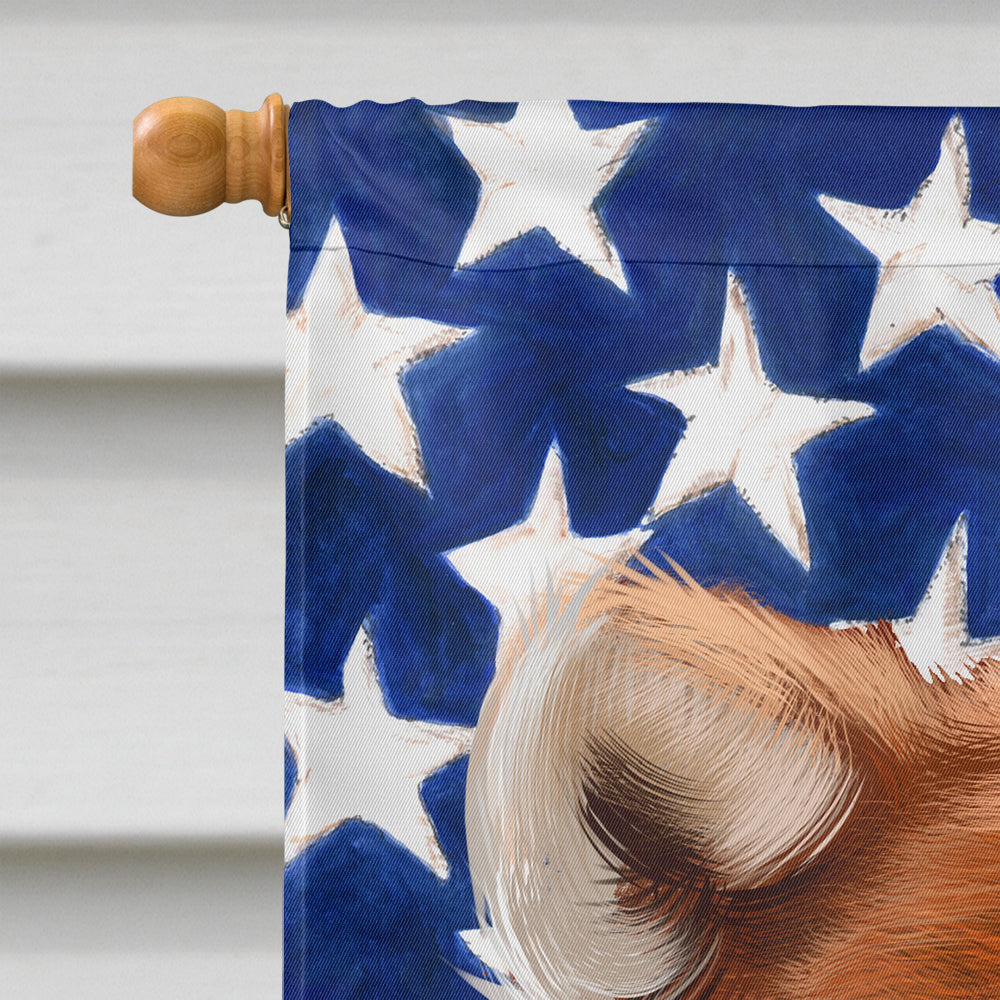 Akita American Flag Flag Canvas House Size CK6387CHF  the-store.com.