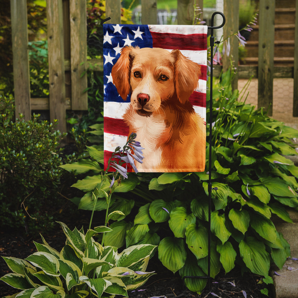 Alopekis Dog American Flag Flag Garden Size CK6391GF  the-store.com.