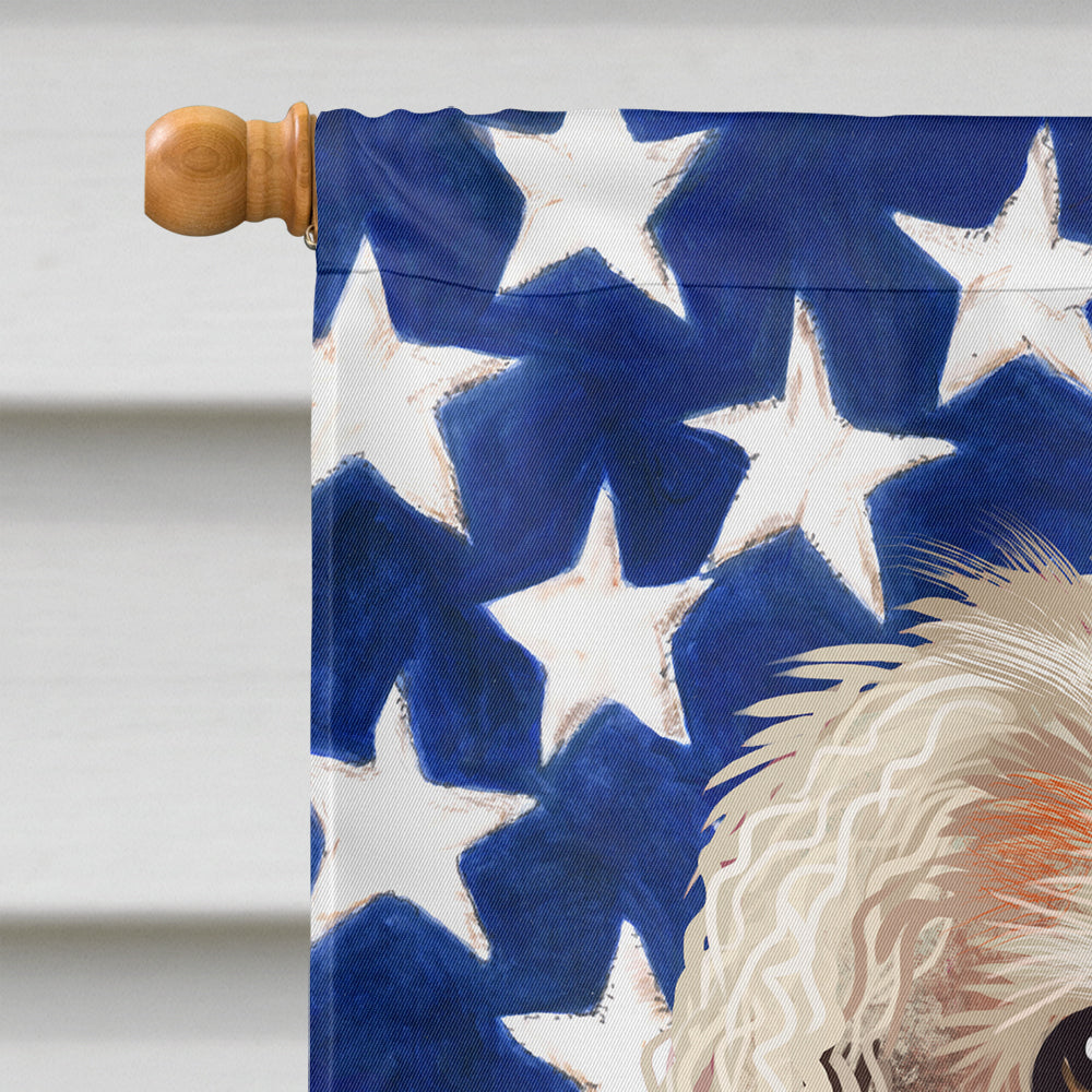 American Cocker Spaniel American Flag Flag Canvas House Size CK6396CHF  the-store.com.
