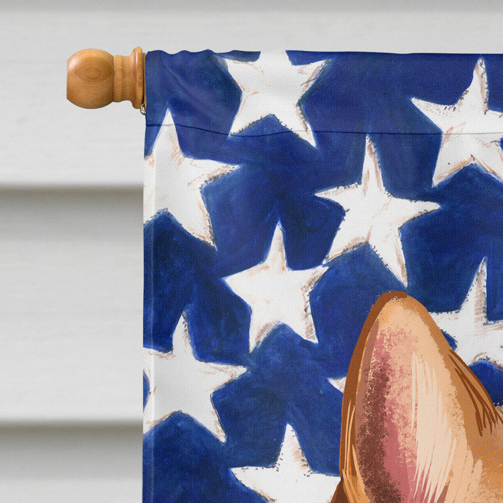 American Pit Bull Terrier American Flag Flag Canvas House Size CK6401CHF  the-store.com.