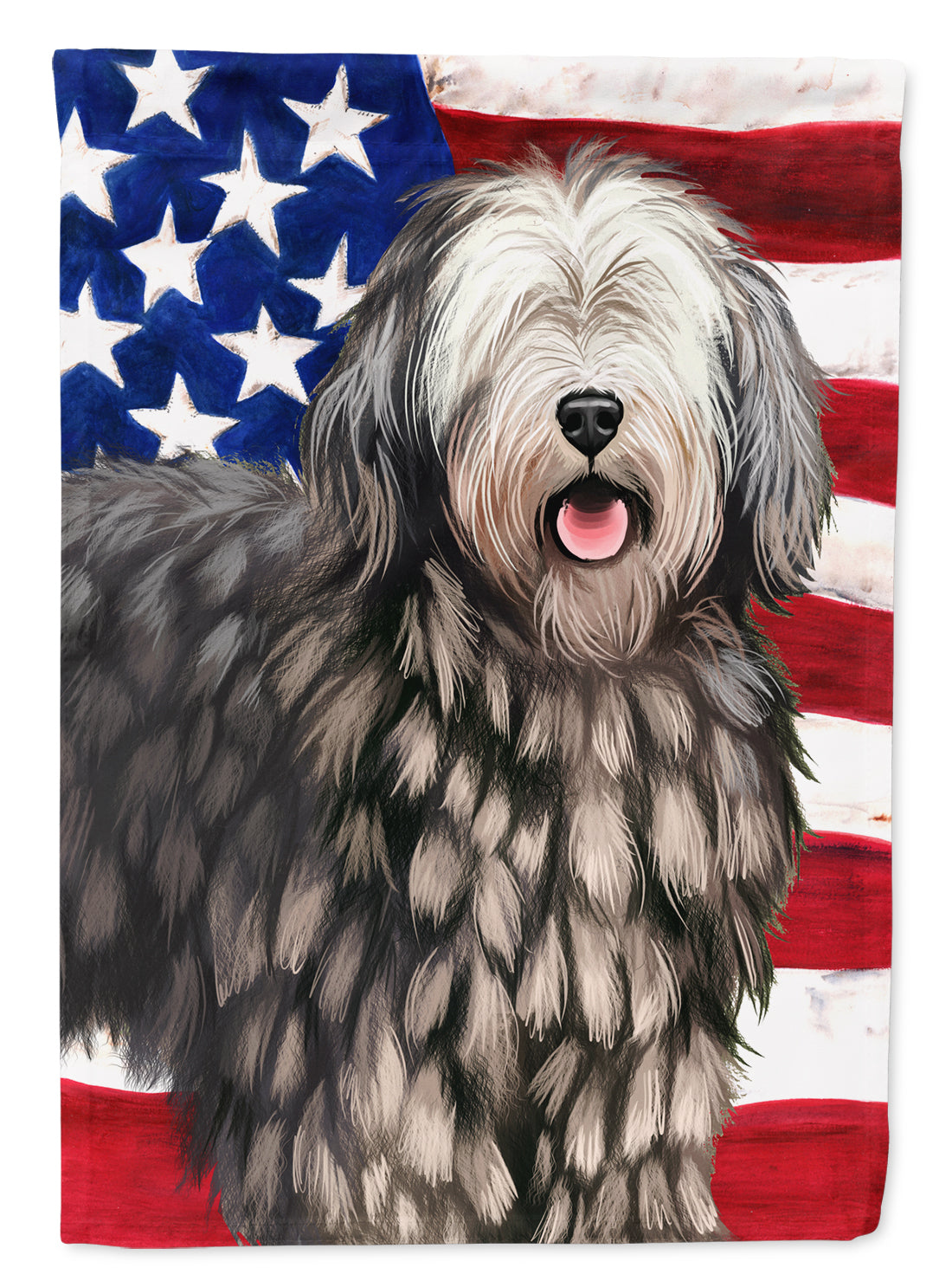 Bergamasco American Flag Flag Canvas House Size CK6430CHF  the-store.com.