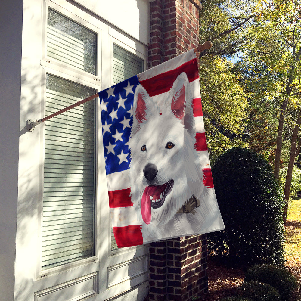 Berger Blanc Suisse American Flag Flag Canvas House Size CK6431CHF  the-store.com.