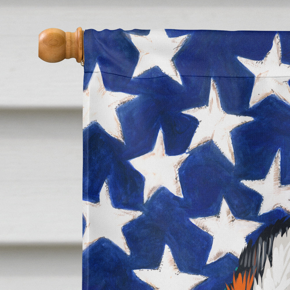 Bernese Mountain Dog American Flag Flag Canvas House Size CK6433CHF  the-store.com.