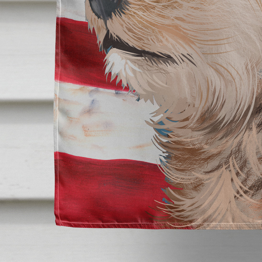 Bosnian Coarse-haired Hound American Flag Flag Canvas House Size CK6450CHF  the-store.com.
