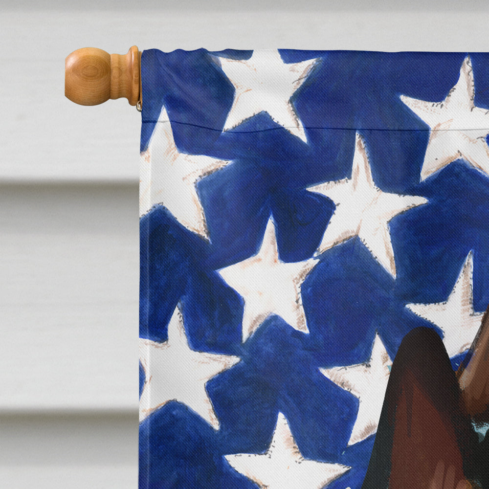 Bull Terrier Miniature American Flag Flag Canvas House Size CK6466CHF  the-store.com.