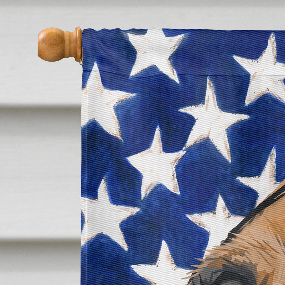 Bullmastiff Dog American Flag Flag Canvas House Size CK6469CHF