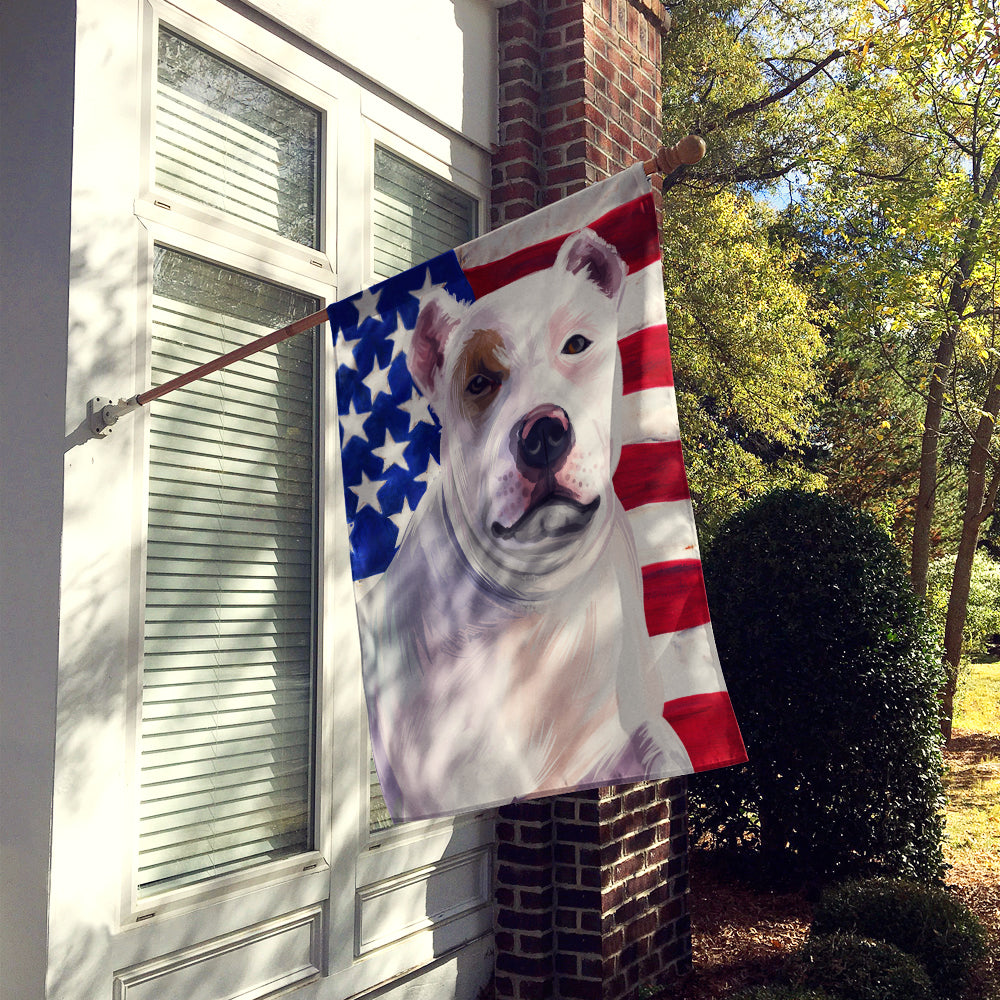 Bully Kutta Dog American Flag Flag Canvas House Size CK6470CHF  the-store.com.
