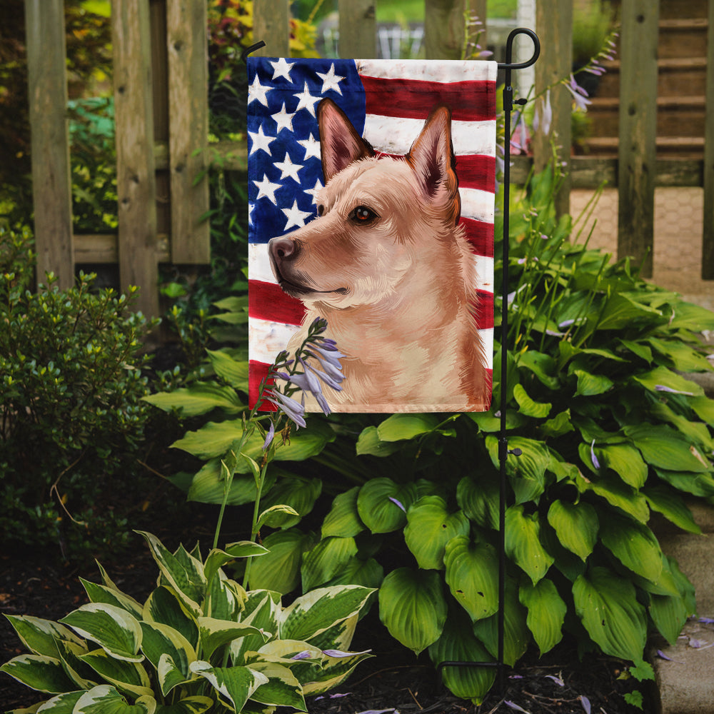 Canaan Dog American Flag Flag Garden Size CK6472GF