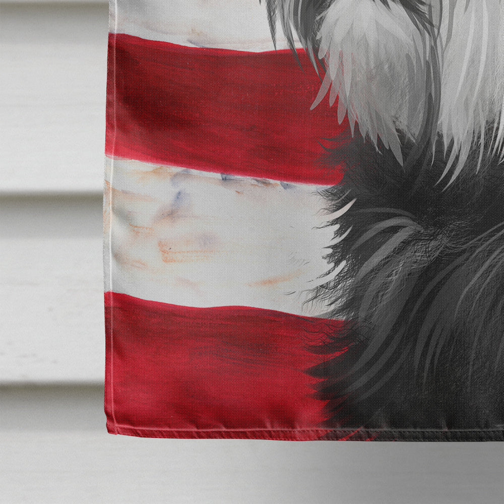 Catalan Sheepdog Dog American Flag Flag Canvas House Size CK6480CHF  the-store.com.