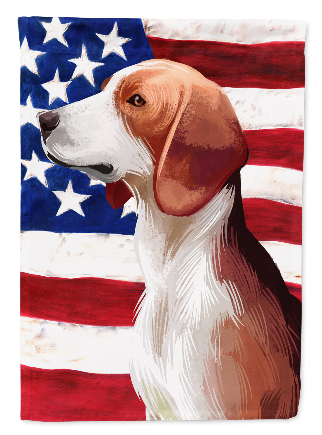 Deutsche Bracke Dog American Flag Flag Canvas House Size CK6503CHF