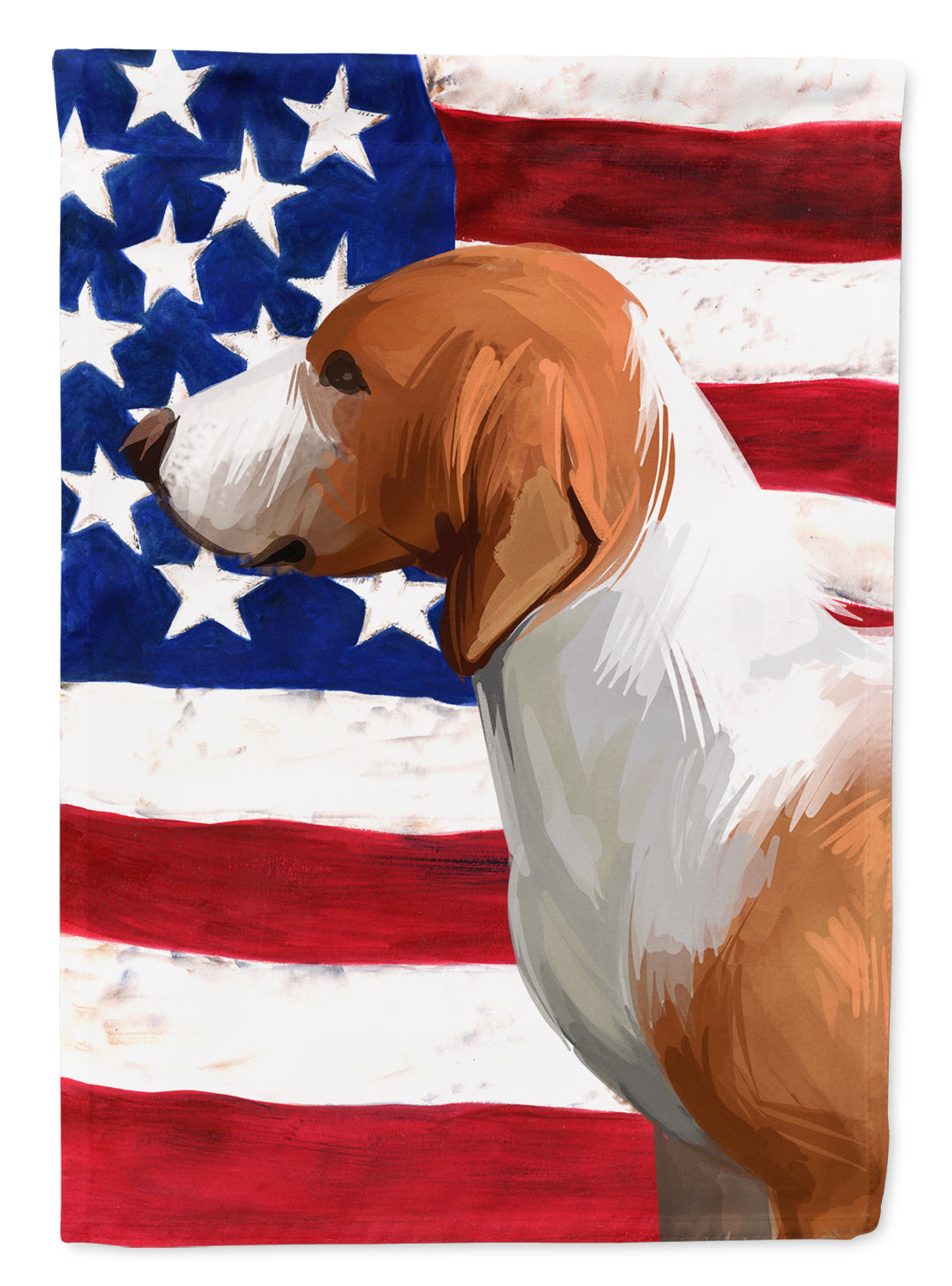 Drever Dog American Flag Flag Canvas House Size CK6506CHF  the-store.com.