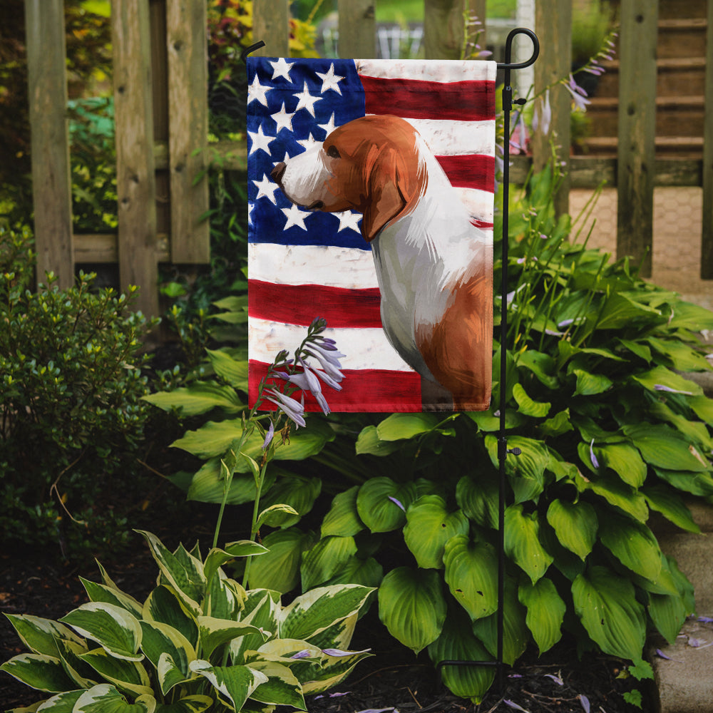 Drever Dog American Flag Flag Garden Size CK6506GF  the-store.com.