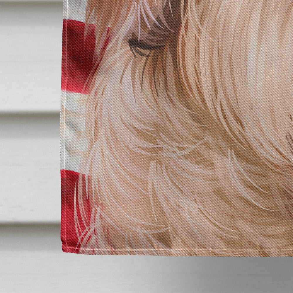Dutch Smoushond Dog American Flag Flag Canvas House Size CK6508CHF