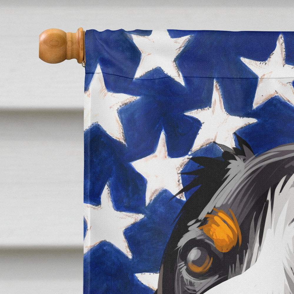 Entlebucher Mountain Dog American Flag Flag Canvas House Size CK6516CHF