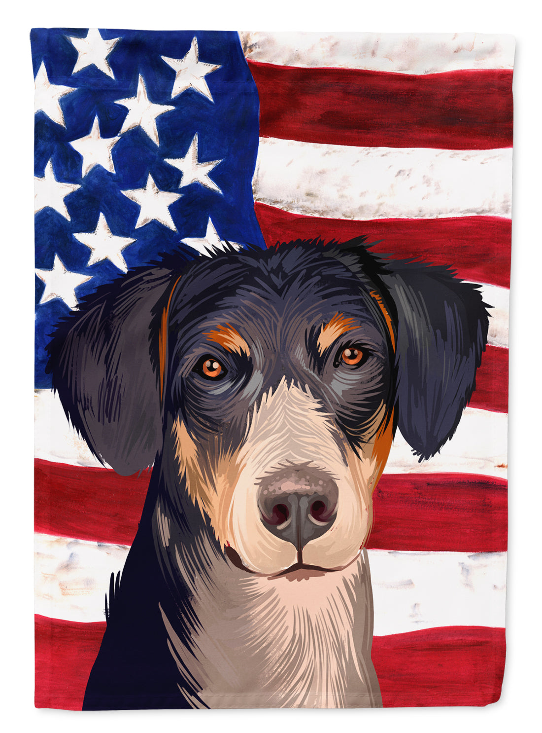 Eurohound Dog American Flag Flag Canvas House Size CK6520CHF  the-store.com.
