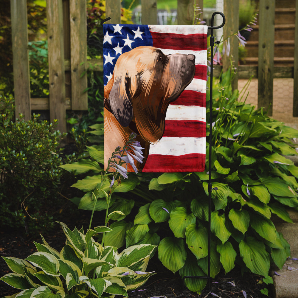 Fila Brasileiro Dog American Flag Flag Garden Size CK6522GF