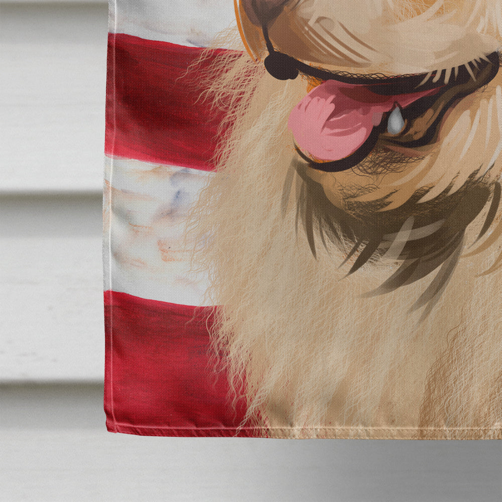 Finnish Lapphund Dog American Flag Flag Canvas House Size CK6524CHF