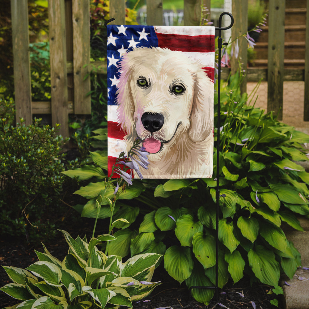 Golden Retriever Dog American Flag Flag Garden Size CK6542GF