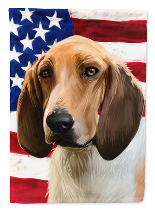 Caroline's Treasures Grand Anglo-Francais Tricolore American Flag Garden Flag - Outdoor Decorative Yard Flag CK6544GF