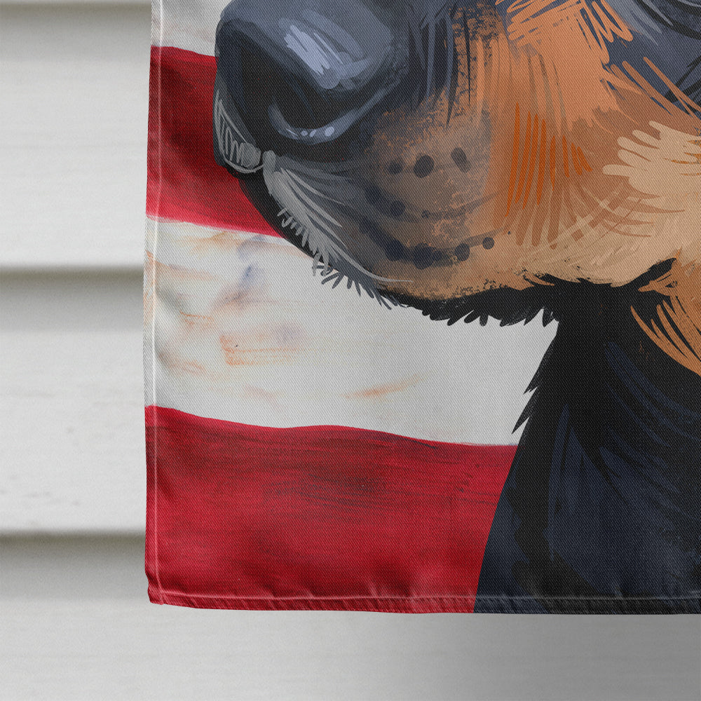 Greek Harehound Dog American Flag Flag Canvas House Size CK6549CHF