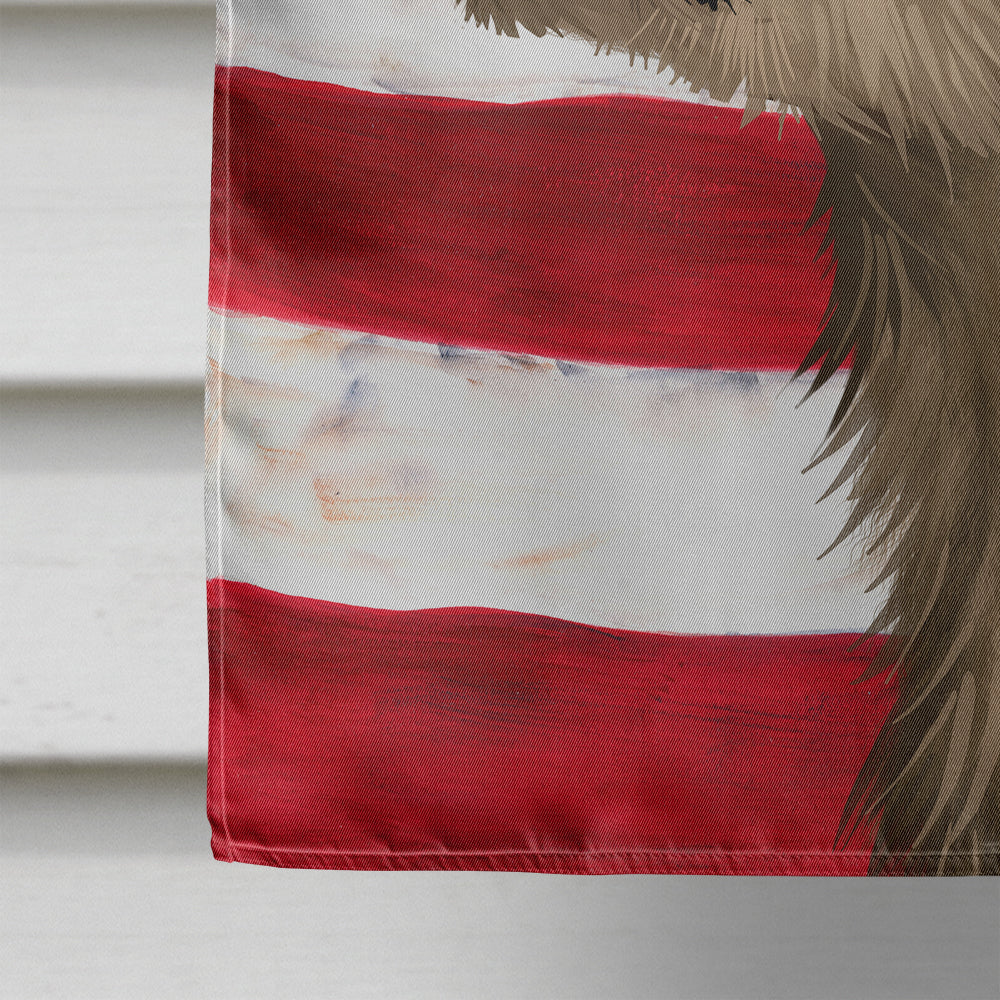 Greenland Dog American Flag Flag Canvas House Size CK6550CHF