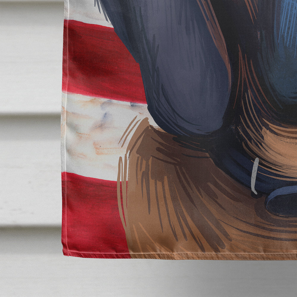 Hanover Hound Dog American Flag Flag Canvas House Size CK6557CHF