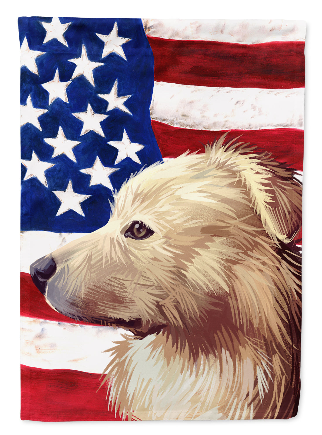 Himalayan Sheepdog Dog American Flag Flag Canvas House Size CK6559CHF  the-store.com.