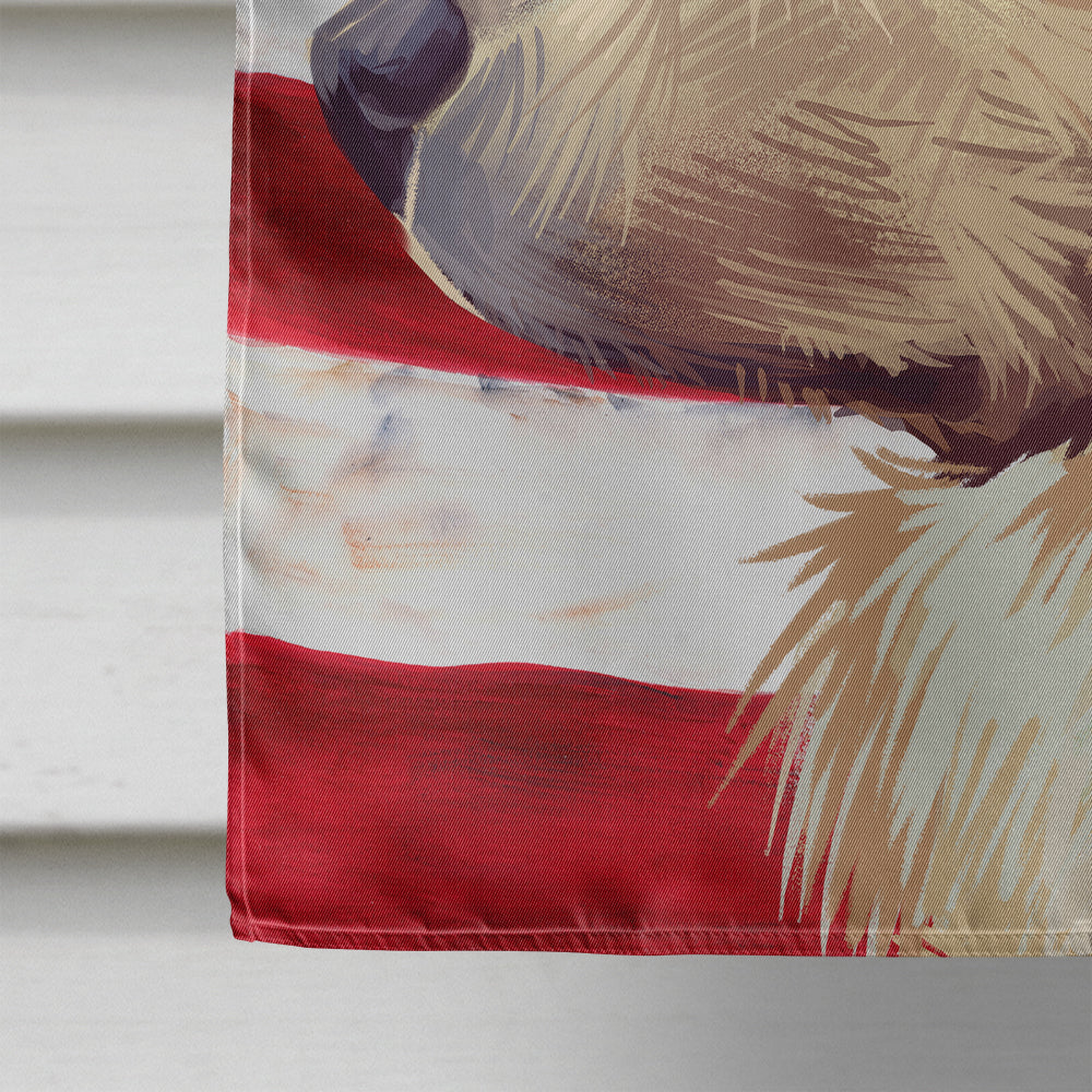 Himalayan Sheepdog Dog American Flag Flag Canvas House Size CK6559CHF  the-store.com.