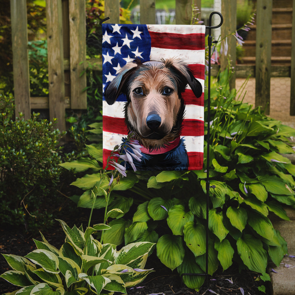 Huntaway Dog American Flag Flag Garden Size CK6562GF